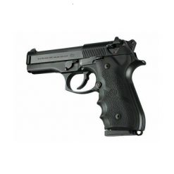 Hogue Beretta 92/96 Series Rubber Grip with Finger Grooves Black