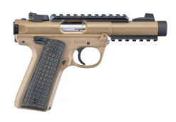 Ruger Mark IV 22/45 Tactical Cerakote Brown