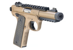 Ruger Mark IV 22/45 Tactical Cerakote Brown