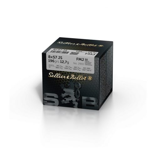 Sellier & Bellot 8X57 JS 196GR. FMJ