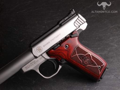 Altamont  S&W Victory Grips Classic Laser Logo Super Walnut - Afbeelding 3
